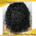 Cabelo humano indiano de seda natural do cabelo da peruca do laço da parte superior de seda do olhar natural de Aliexpress